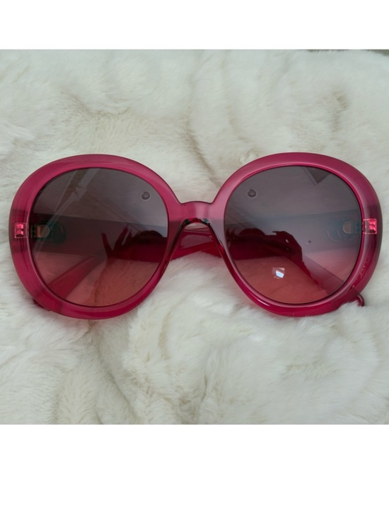 Gucci - Pink GG Round Sunglasses main image 4